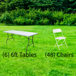48 Person Table and Chair Package